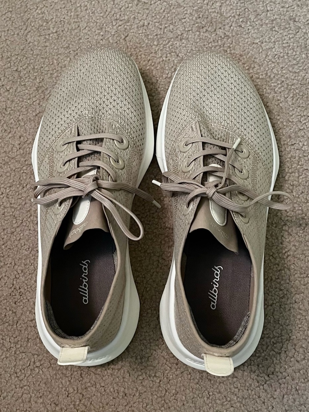 allbirds Women’s Tan/Khaki/Beige Superlight Tree Runners Sneakers (size 11)